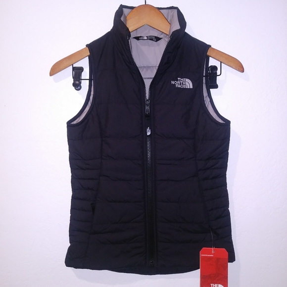 NWT The North Face Girls Harway Black Vest - Picture 5 of 5
